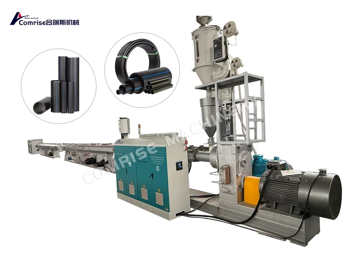 HDPE su təchizatı boru maşını