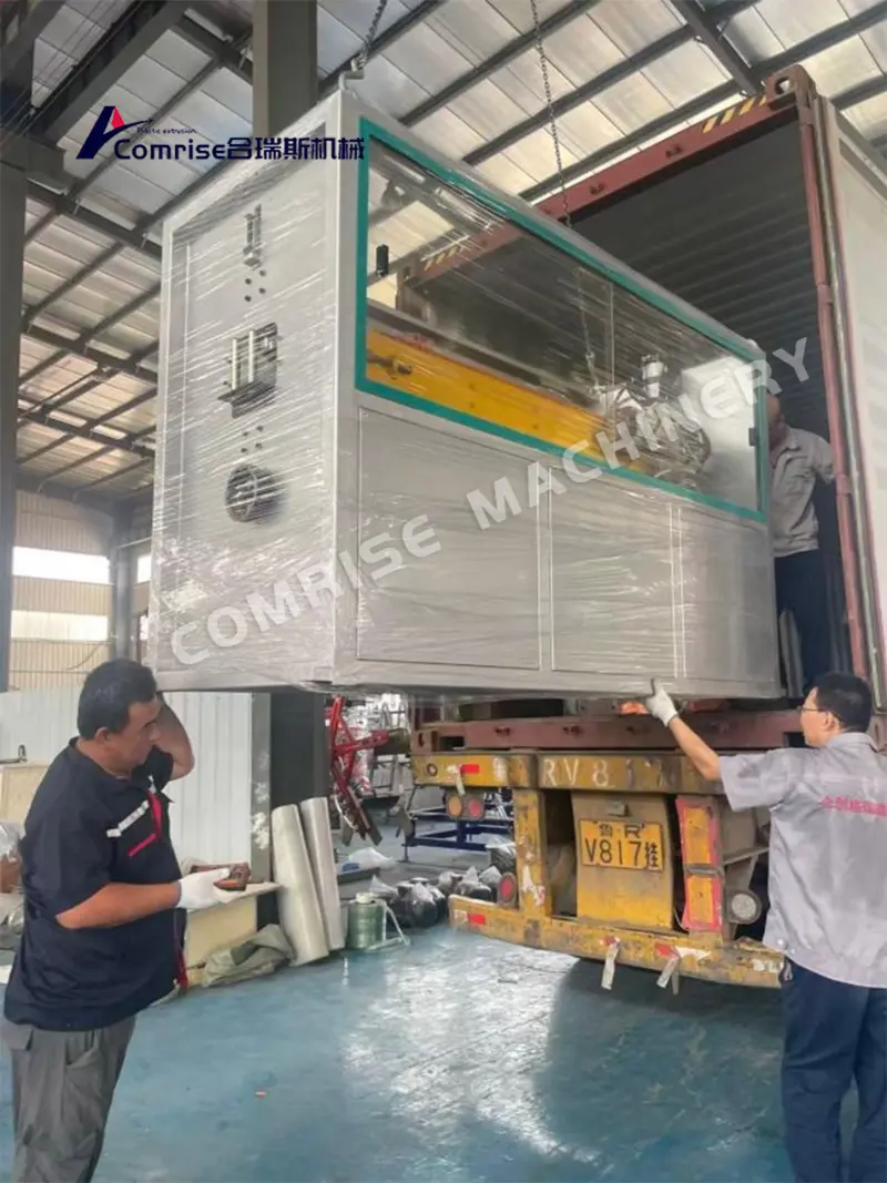 Yüksək Səmərəli PVC Boru Maşını Cənubi Amerikaya gedir