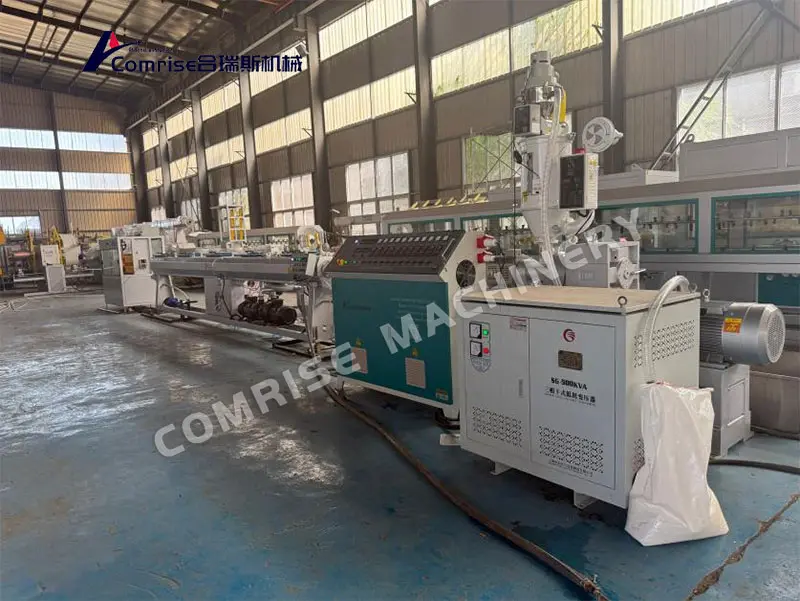 Comrise PE Suvarma Boru Maşını Sınaq İşinə Başlayır