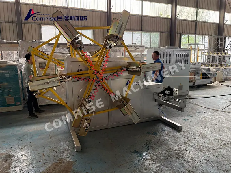 1/2 düym-2 düym HDPE Boru Maşını Sınaq İşləyir, Müştəri məmnundur